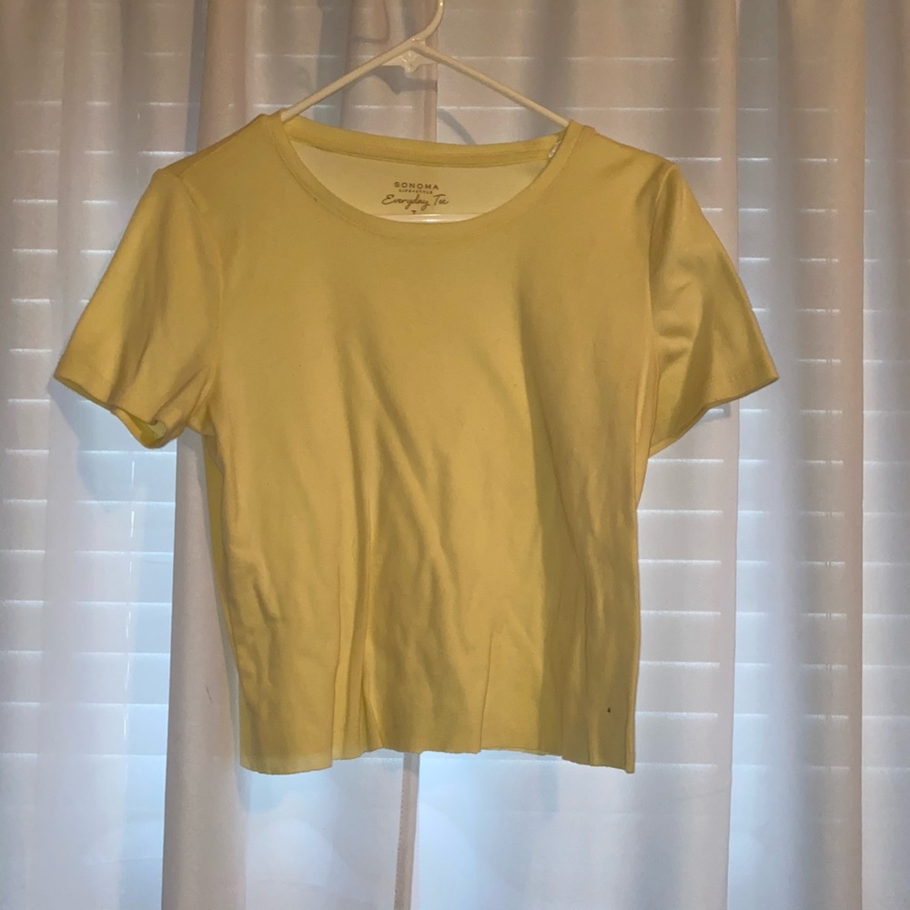 Women’s Sonoma Yellow Cropped Tee